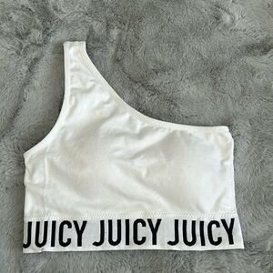 Juicy Couture one shoulder sports bra size S